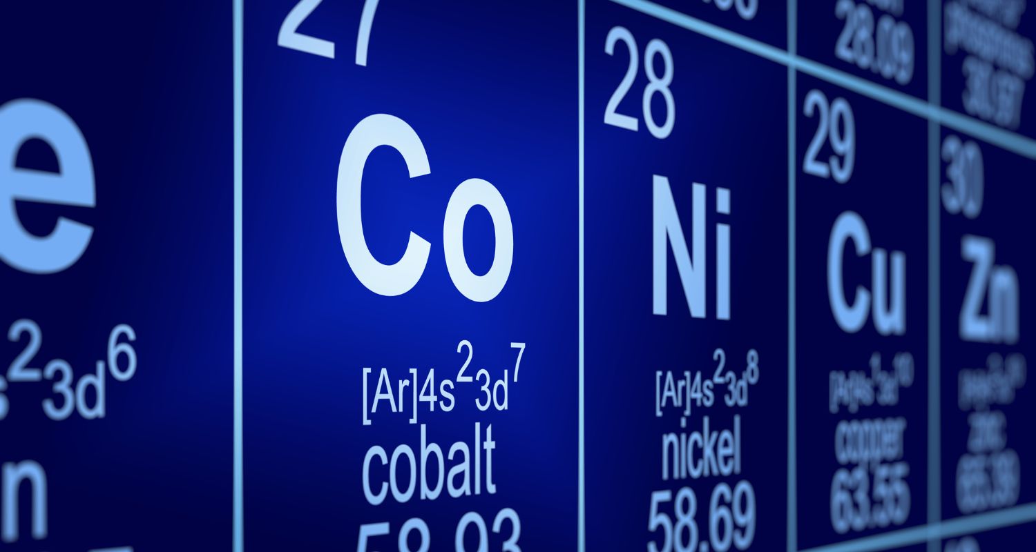 Image of cobalt and nickel on periodic table